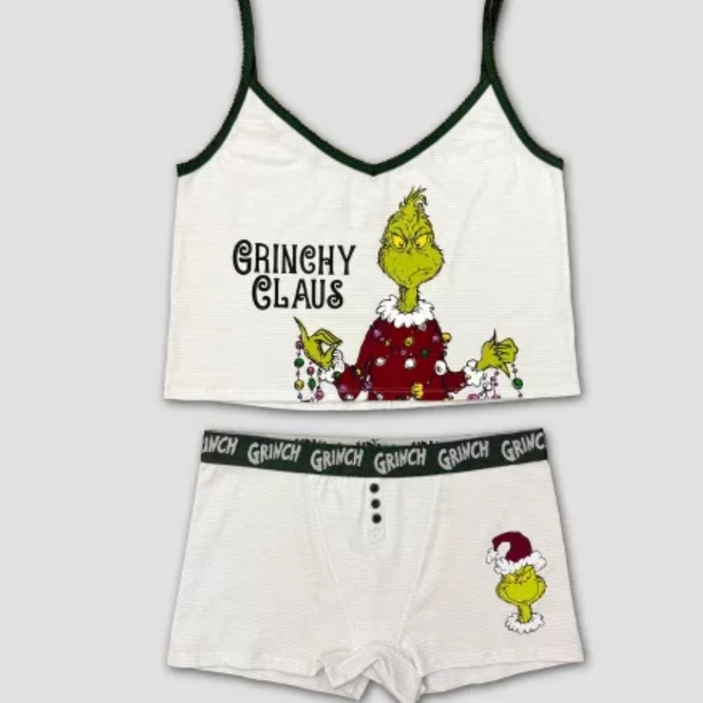Grinch Claus Pajama Set